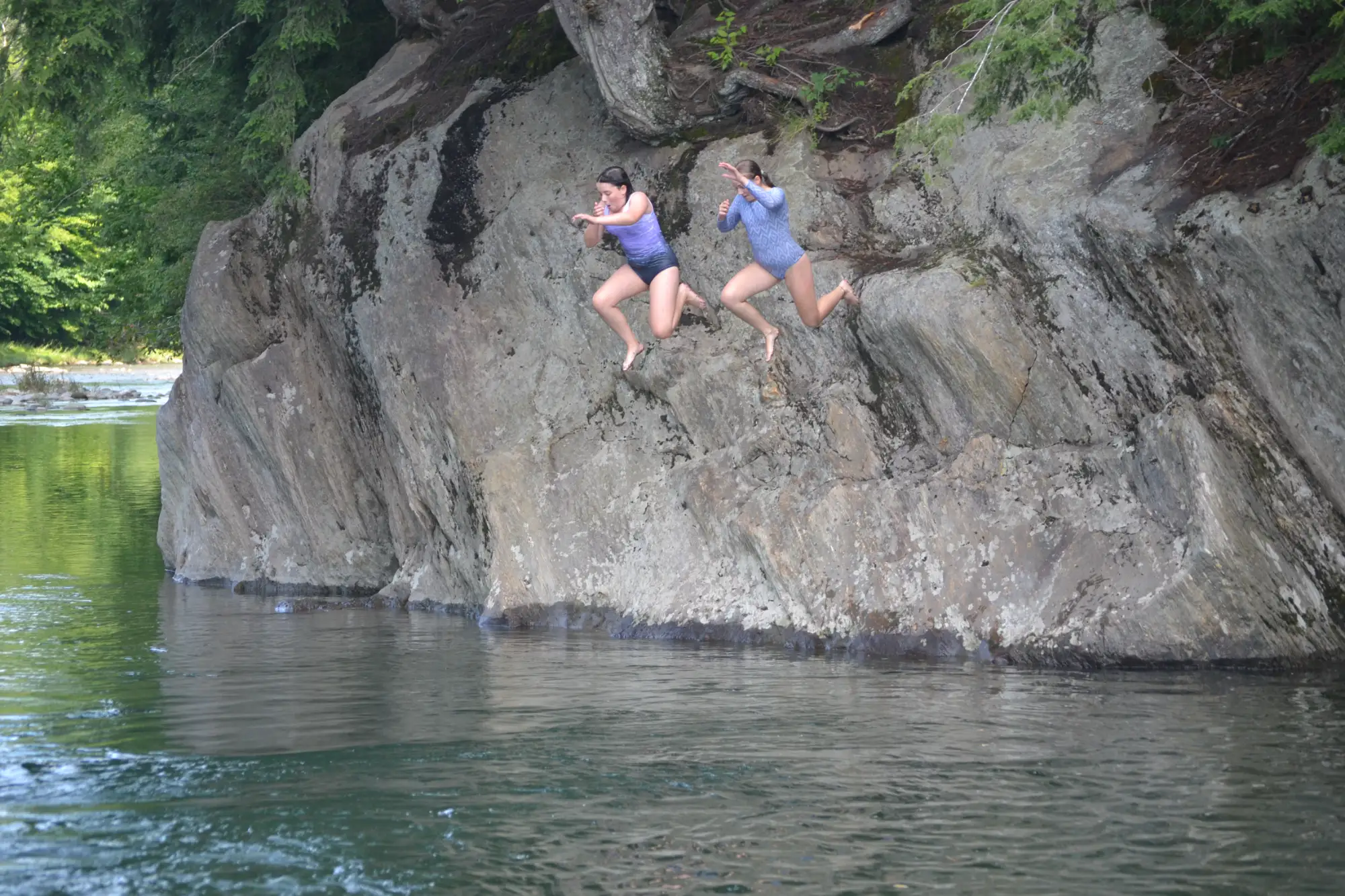 cliff jumping in Vermont