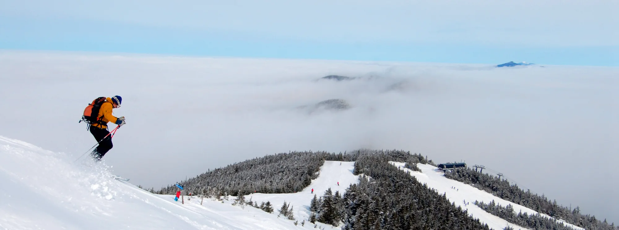 skiing in the Mad River Valley