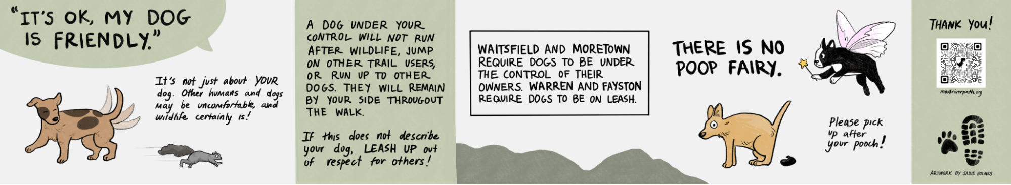 dogs in the Mad River Valley